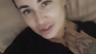 Big ass russian solo masturbation as family is away